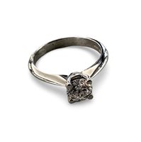 Anello Soranzo Gioielli Donna Diamante creato in laboratorio in Oro bianco Diamante Lab Grown NP10443552